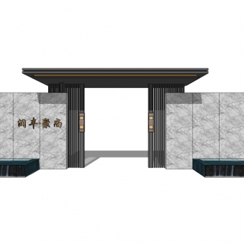 New Chinese Style Building Component-ID:453792107