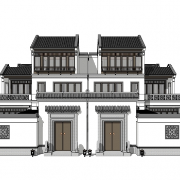 Chinese Style Villa Appearance-ID:552092087