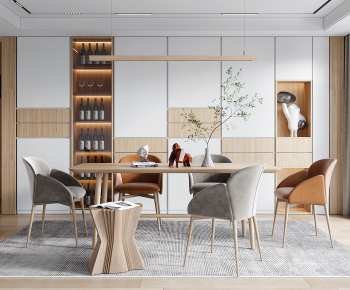 Nordic Style Dining Room-ID:755150082