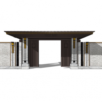 New Chinese Style Building Component-ID:514209364
