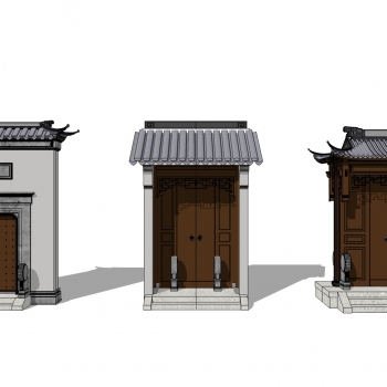 New Chinese Style Building Component-ID:677047976