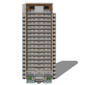 Modern Building Appearance-ID:357244016