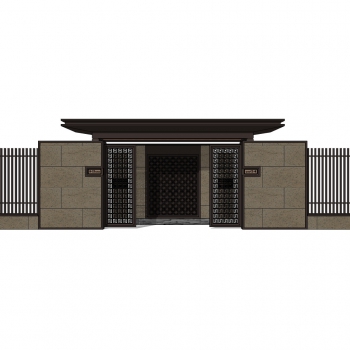 New Chinese Style Building Component-ID:680814987