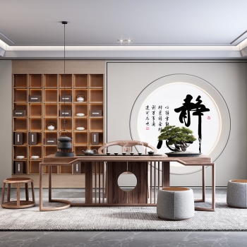 New Chinese Style Tea House-ID:293987042