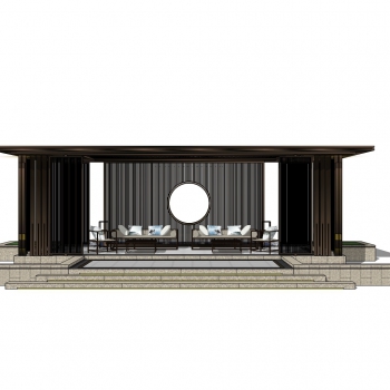 New Chinese Style Building Component-ID:549079904