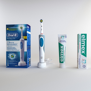 Modern Toothbrush And Toothpaste-ID:193844089