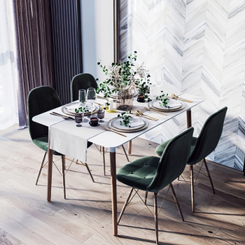 Modern Dining Table And Chairs-ID:246687899