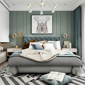 Modern Bedroom-ID:695719001