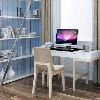 Nordic Style Computer Desk And Chair-ID:897417074