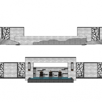 New Chinese Style Building Component-ID:563463938