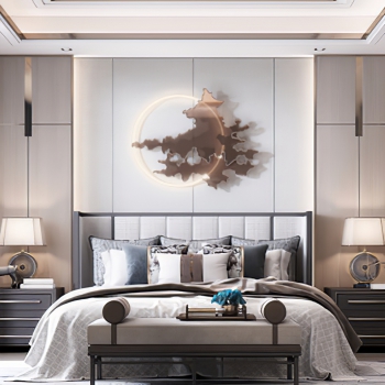 New Chinese Style Bedroom-ID:964449885