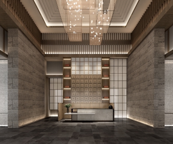 New Chinese Style Hotel Space-ID:624044901