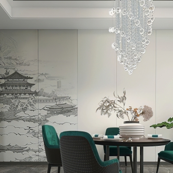 New Chinese Style Dining Room-ID:886960038