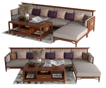 New Chinese Style Sofa Combination-ID:221149985