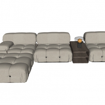 Simple European Style Multi Person Sofa-ID:506237031