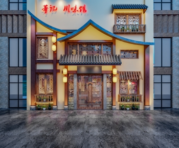 Chinese Style Facade Element-ID:798368933