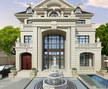 European Style Villa Appearance-ID:144983056