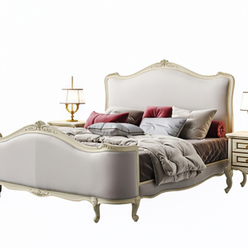 European Style Double Bed-ID:594639849