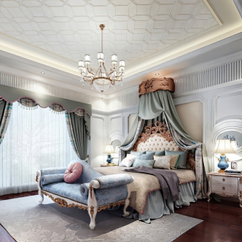 French Style Bedroom-ID:425483948