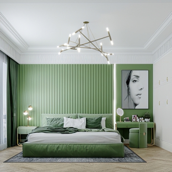 Modern Bedroom-ID:646255021