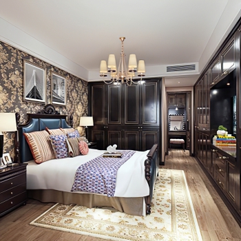 American Style Bedroom-ID:898113019