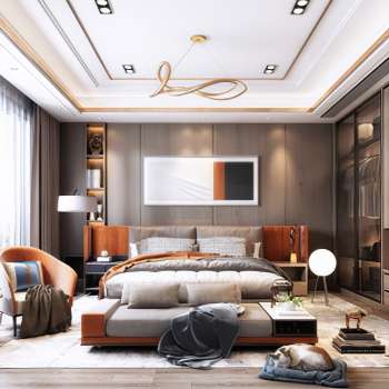 Modern Bedroom-ID:906689889