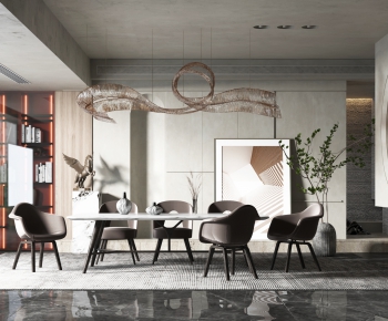 Modern Dining Room-ID:711415052