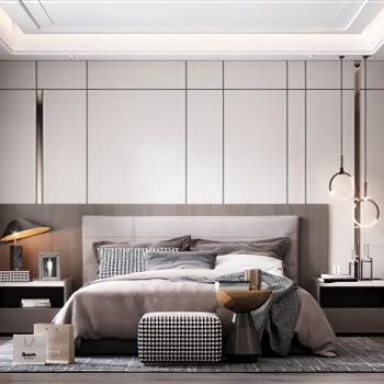 Modern Bedroom-ID:809098015