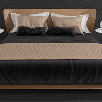Modern Double Bed-ID:325368887