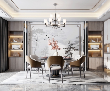 New Chinese Style Dining Room-ID:819870005