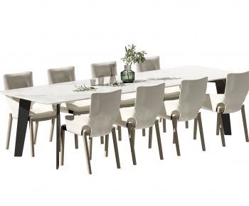 Modern Dining Table And Chairs-ID:549829962