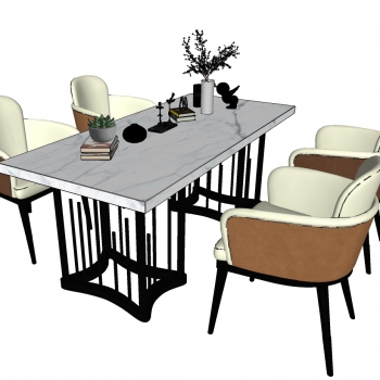 New Chinese Style Dining Table And Chairs-ID:938879977