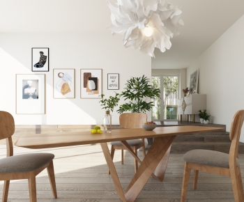 Nordic Style Dining Room-ID:371419916