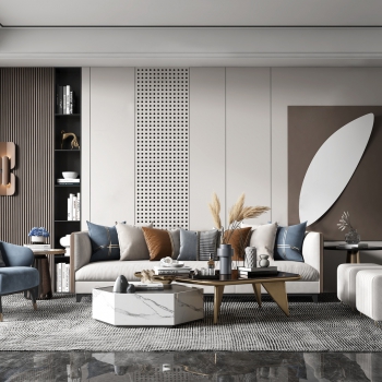 Modern A Living Room-ID:514631032