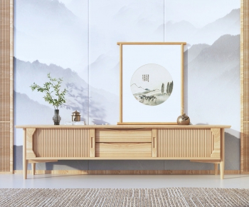 Japanese Style TV Cabinet-ID:252945902