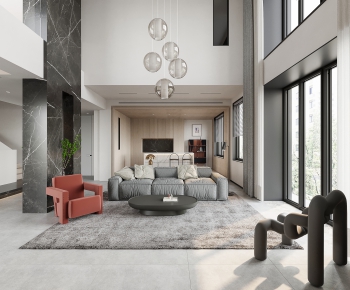 Modern A Living Room-ID:769303087