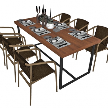 New Chinese Style Dining Table And Chairs-ID:867626911