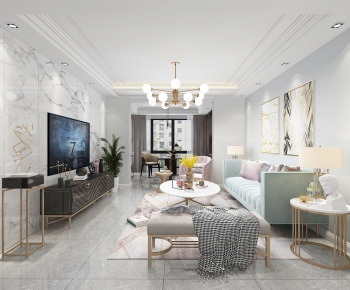 Modern A Living Room-ID:231901884