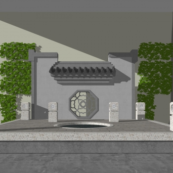 New Chinese Style Garden-ID:640167002