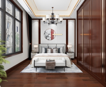 New Chinese Style Bedroom-ID:191581965