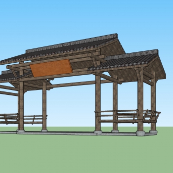 Chinese Style Building Component-ID:408452998
