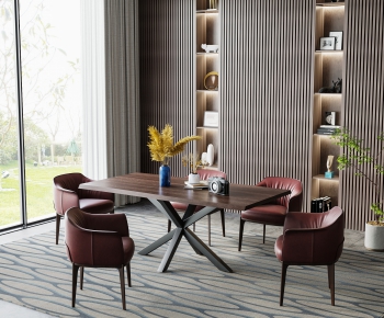 Modern Dining Table And Chairs-ID:348563912