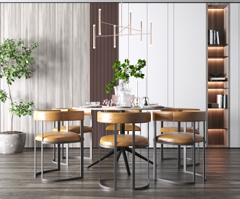 Modern Dining Table And Chairs-ID:504218101