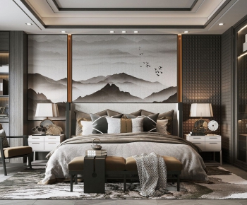 New Chinese Style Bedroom-ID:789211032