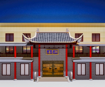 Chinese Style Facade Element-ID:665581942