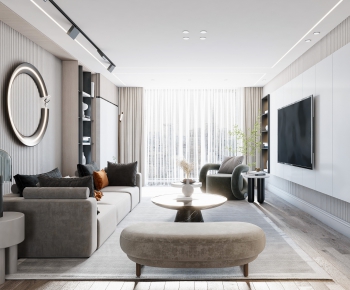 Modern A Living Room-ID:828844074