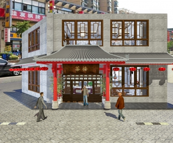 Chinese Style Facade Element-ID:390114077