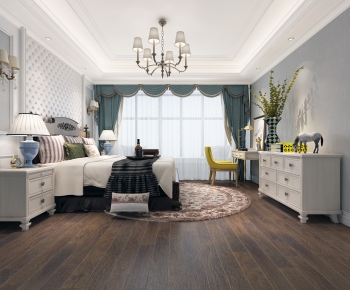 Simple European Style Bedroom-ID:744690904