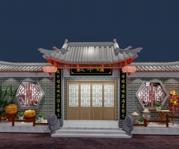 Chinese Style Facade Element-ID:769129996