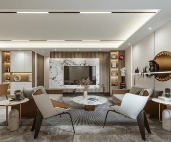 Modern A Living Room-ID:592319014